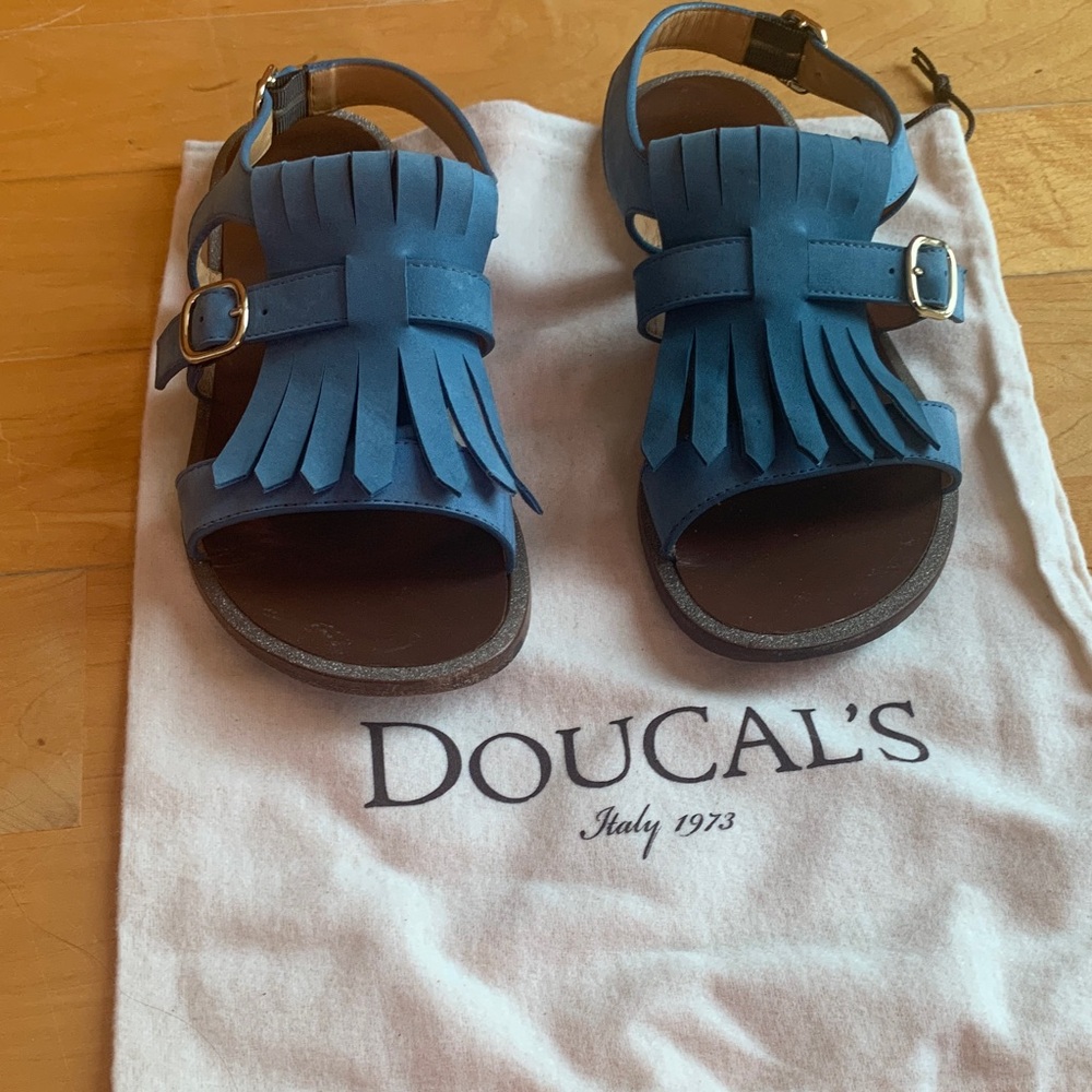 Doucal's Kids Sandals in Navy Blue